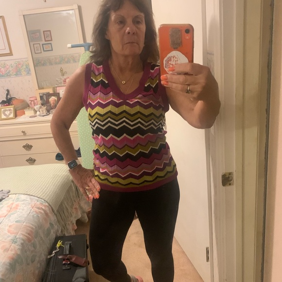 Missoni for Target Women’s Size M Chevron Pattern Tank Top/Vest - Picture 8 of 8